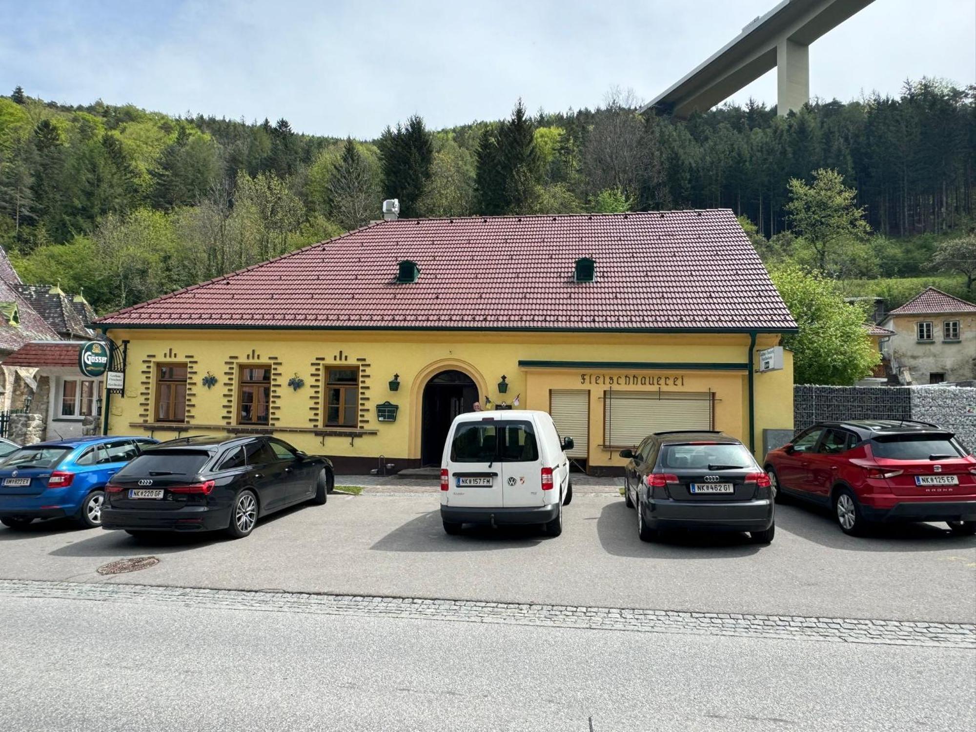 Schoene Ferienwohnung Schottwien Exterior foto